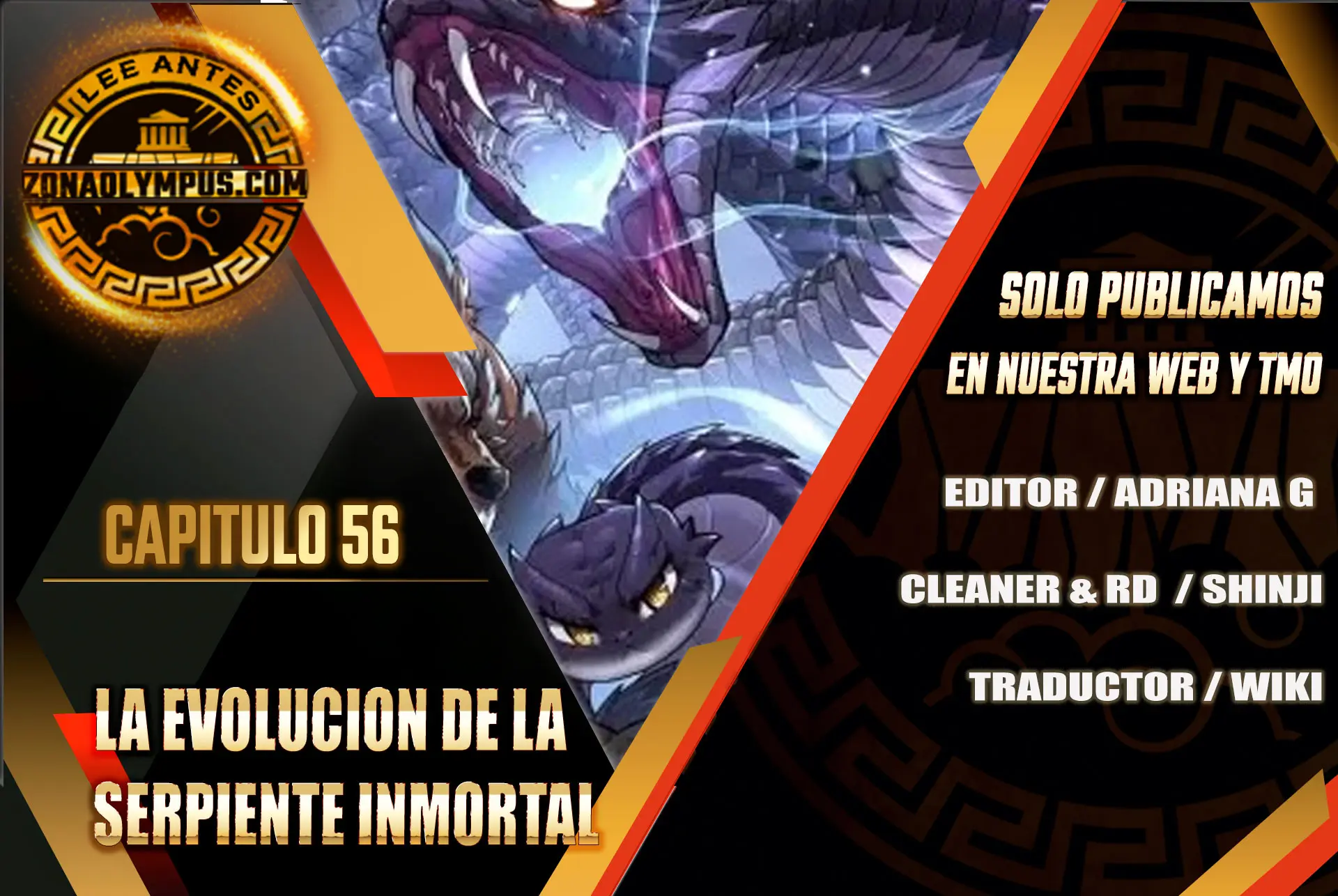 La evolución de la serpiente inmortal capítulo 56 página 1