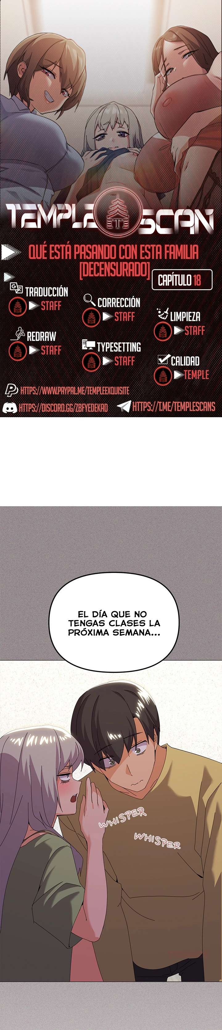 ¿Que le sucede a esta familia? [Sin censura] capítulo 18 página 1