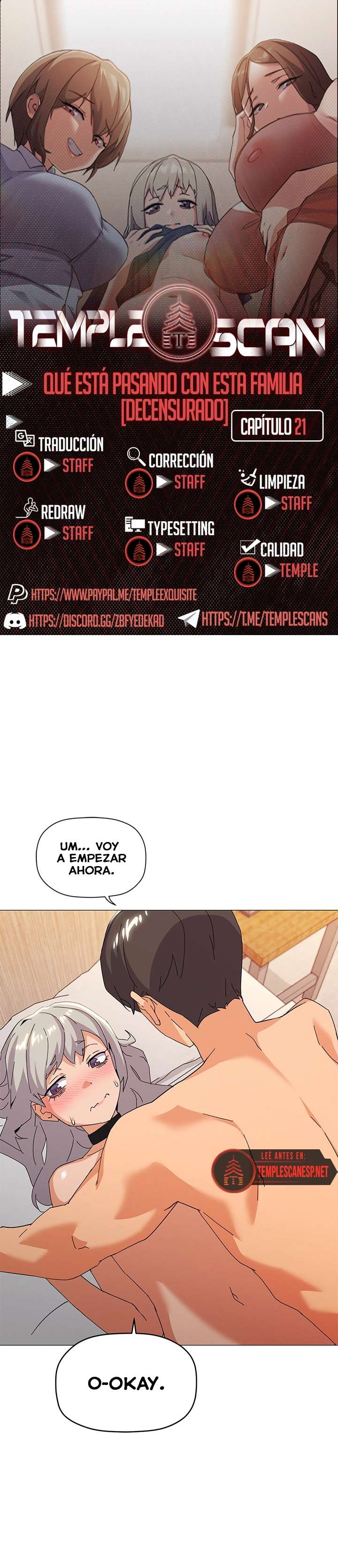¿Que le sucede a esta familia? [Sin censura] capítulo 21 página 1