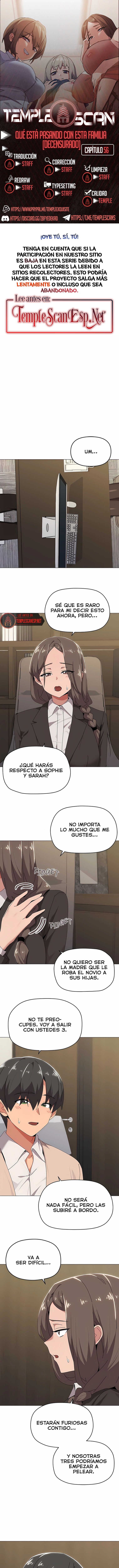 ¿Que le sucede a esta familia? [Sin censura] capítulo 56 página 1