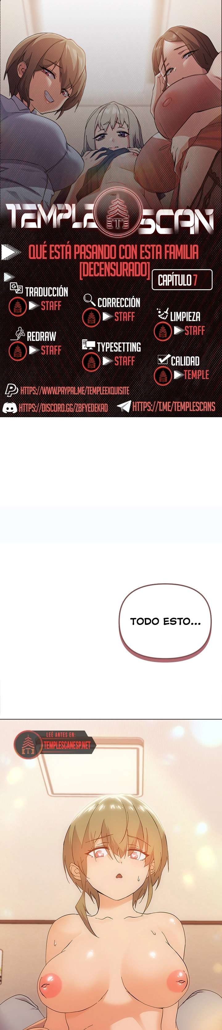 ¿Que le sucede a esta familia? [Sin censura] capítulo 7 página 1