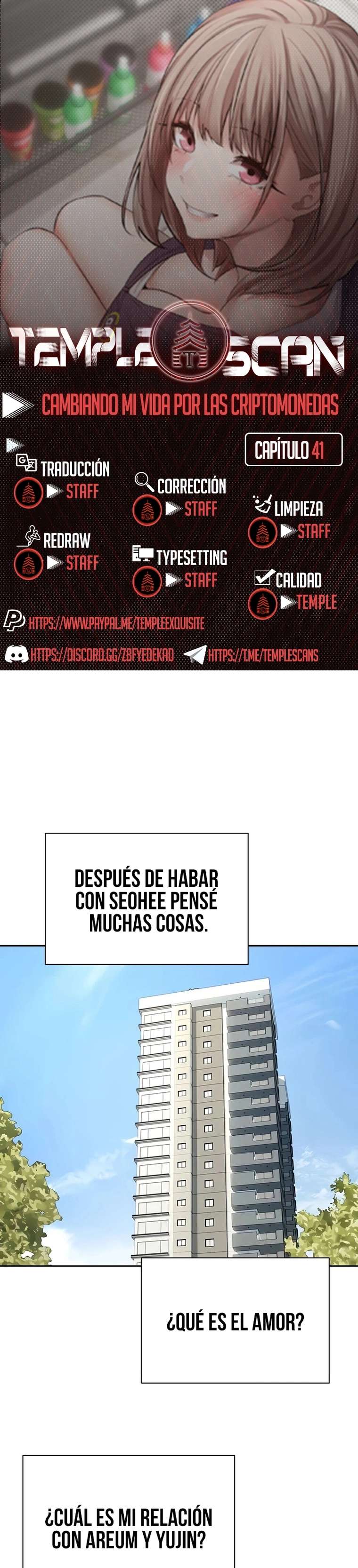 ¡Subi como la espuma en el mundo de las criptomonedas! [Sin censura] capítulo 41 página 1