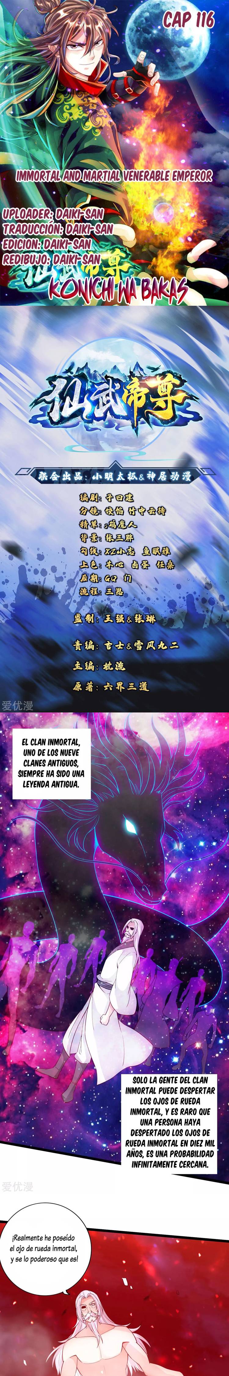 El Emperador Marcial Contra los Cielos capítulo 116 página 1