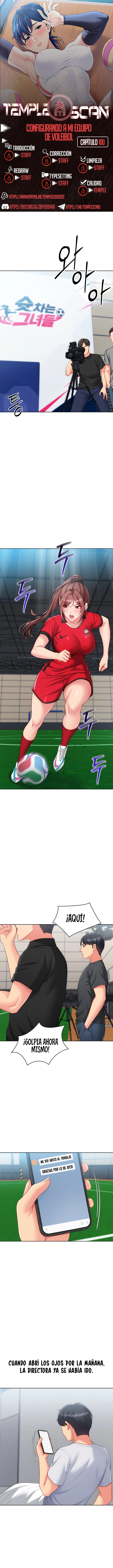 Configurando mi equipo de voleibol capítulo 100 página 1