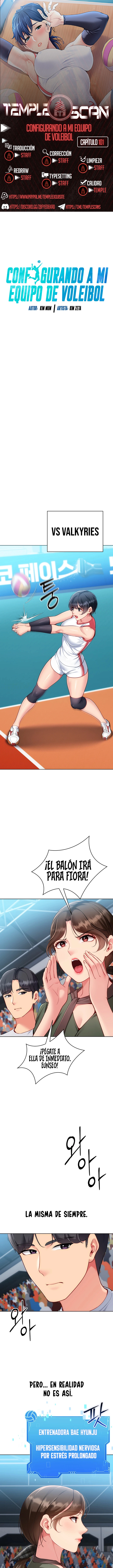 Configurando mi equipo de voleibol capítulo 101 página 1