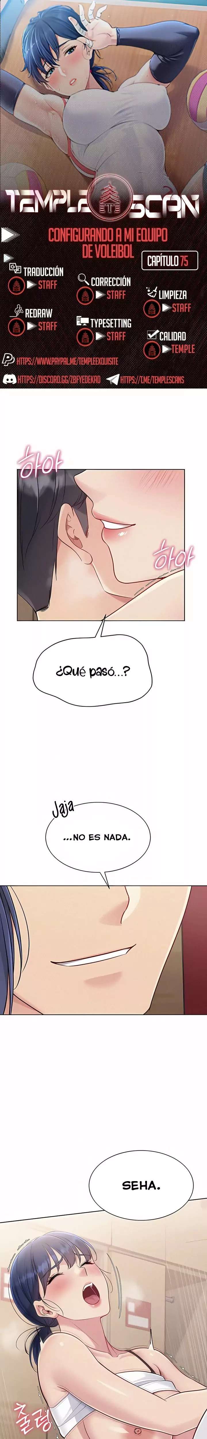 Configurando mi equipo de voleibol capítulo 75 página 1