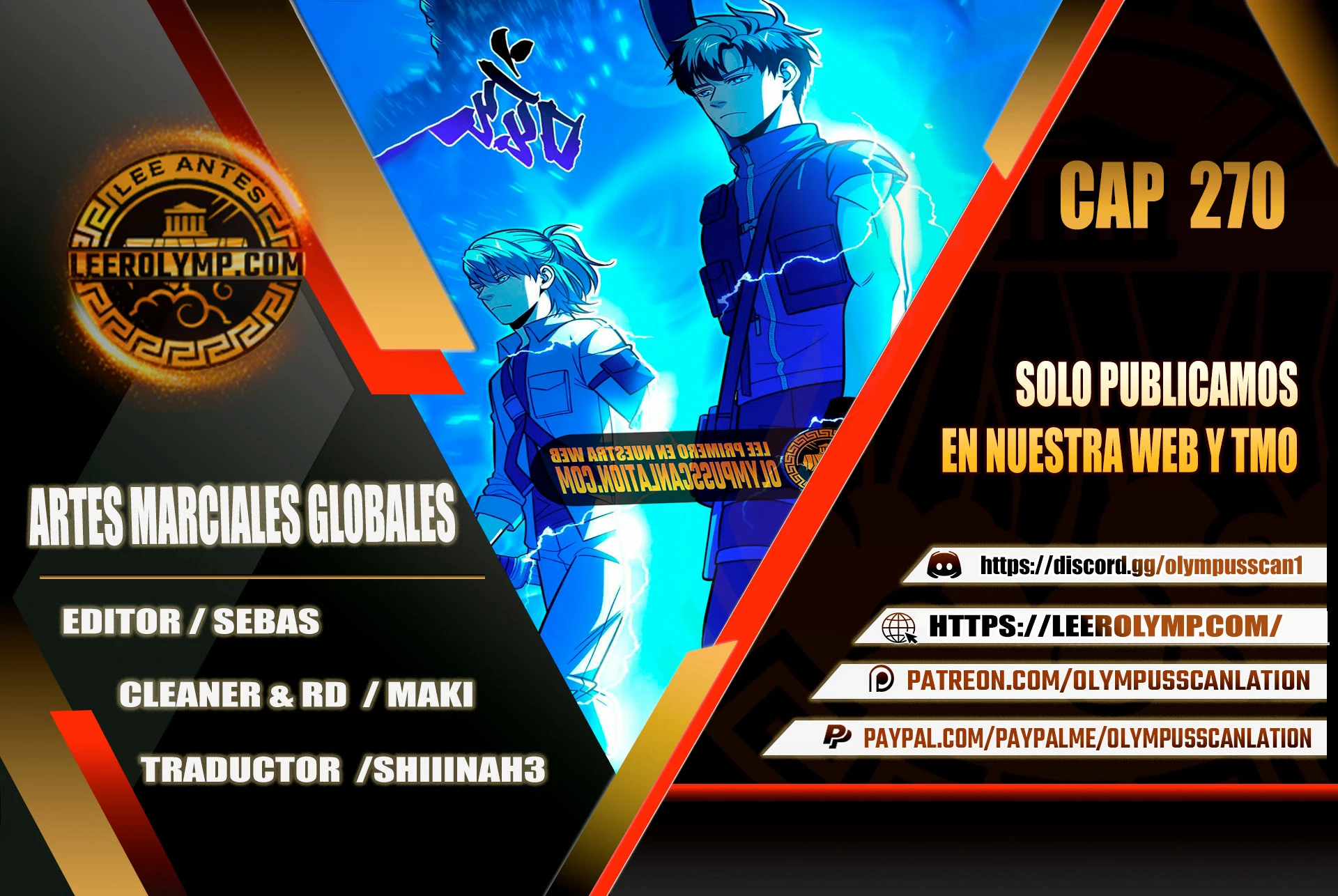 Artes Marciales Globales capítulo 270 página 1