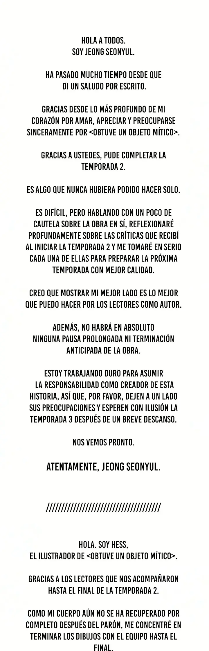 Obtuve un Objeto Mítico capítulo 194.5 página 1