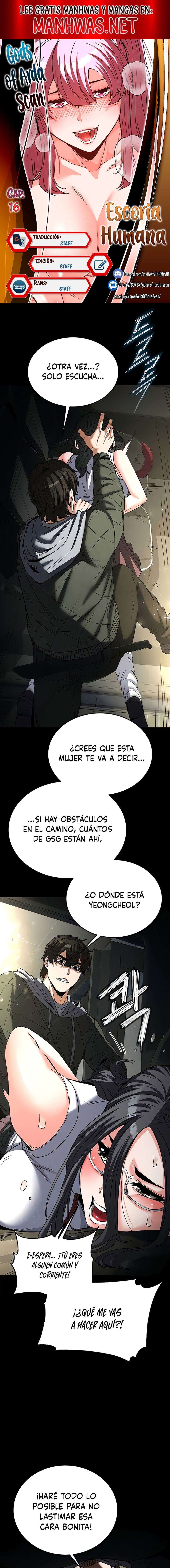 Escoria Humana capítulo 16 página 1