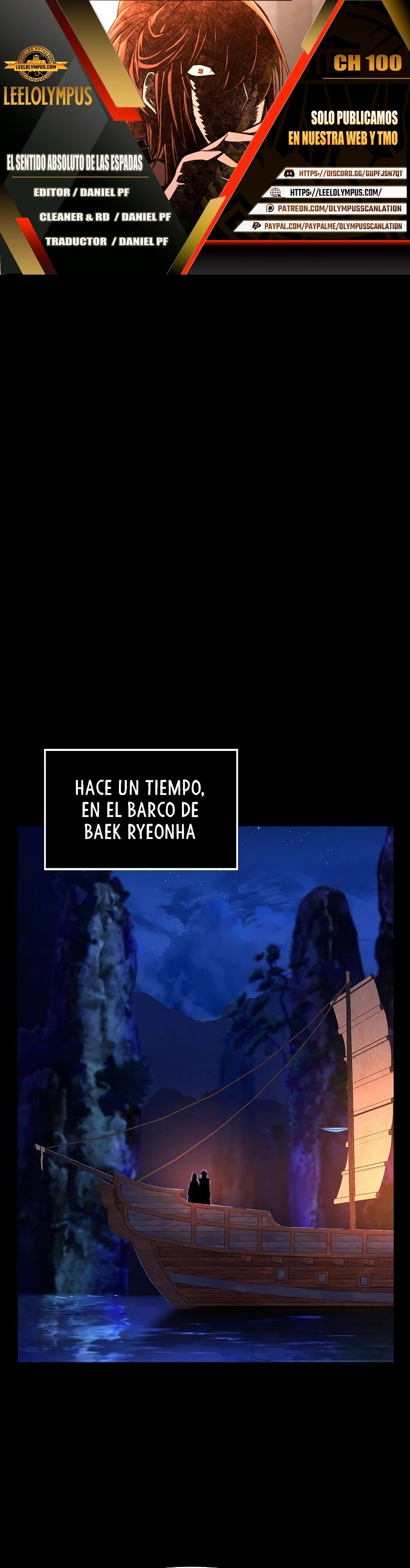 El Sentido Absoluto de las Espadas capítulo 100 página 1