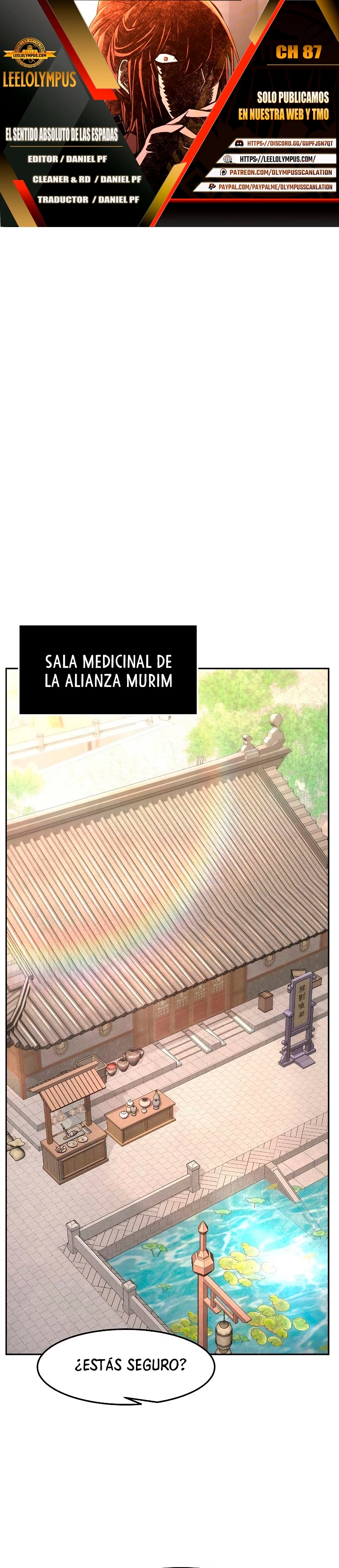 El Sentido Absoluto de las Espadas capítulo 87 página 1
