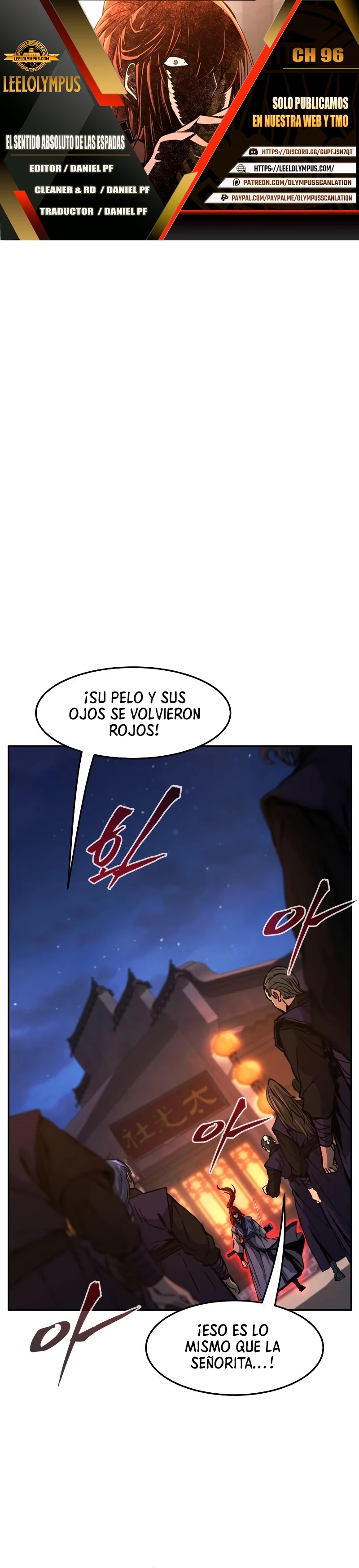 El Sentido Absoluto de las Espadas capítulo 96 página 1