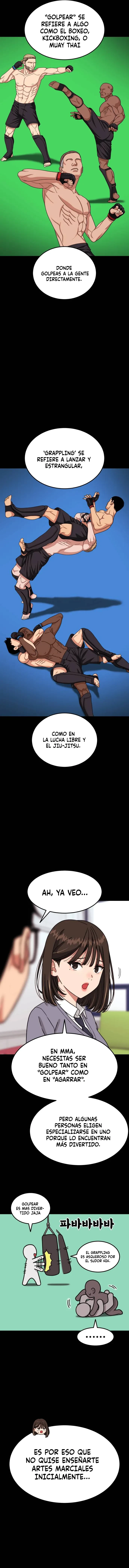 Tutorial de como luchar de primer grado capítulo 24 página 7