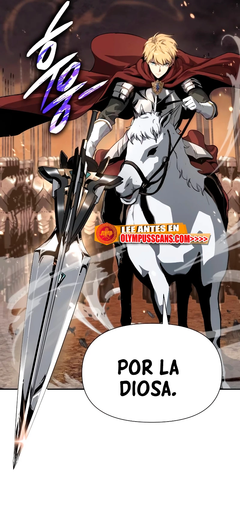 El rey caballero que regresó con un dios capítulo 1 página 91