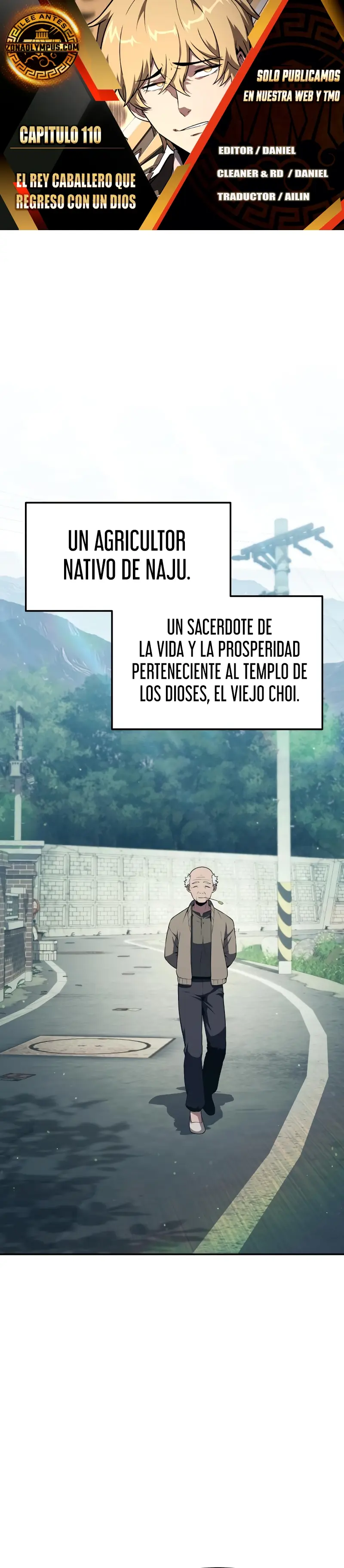 El rey caballero que regresó con un dios capítulo 110 página 1