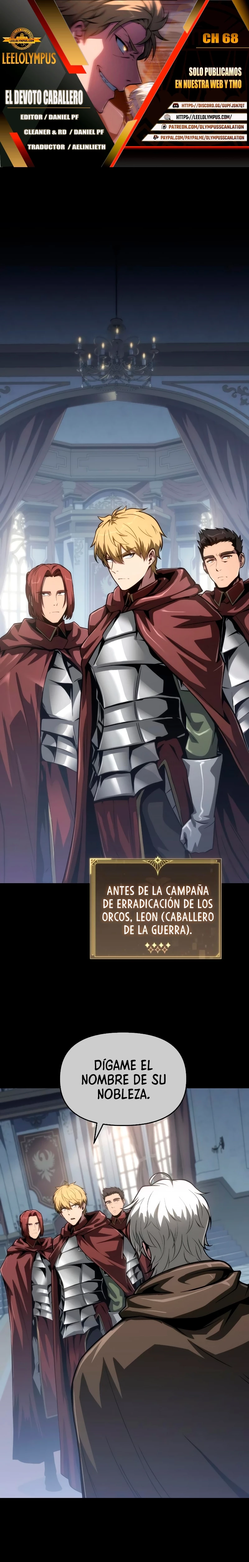 El rey caballero que regresó con un dios capítulo 68 página 1