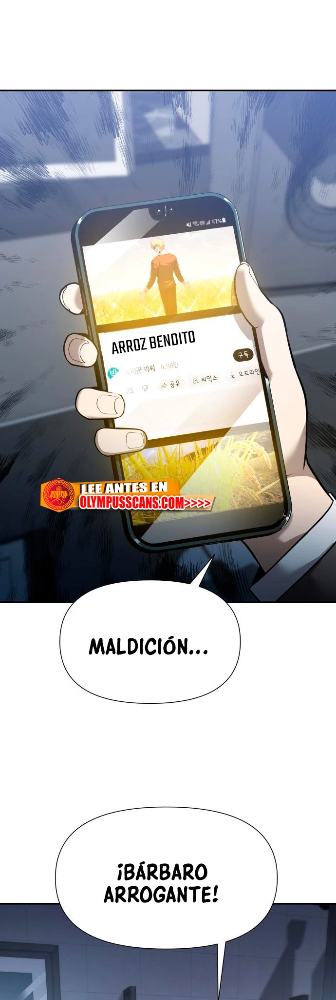 El rey caballero que regresó con un dios capítulo 7 página 56