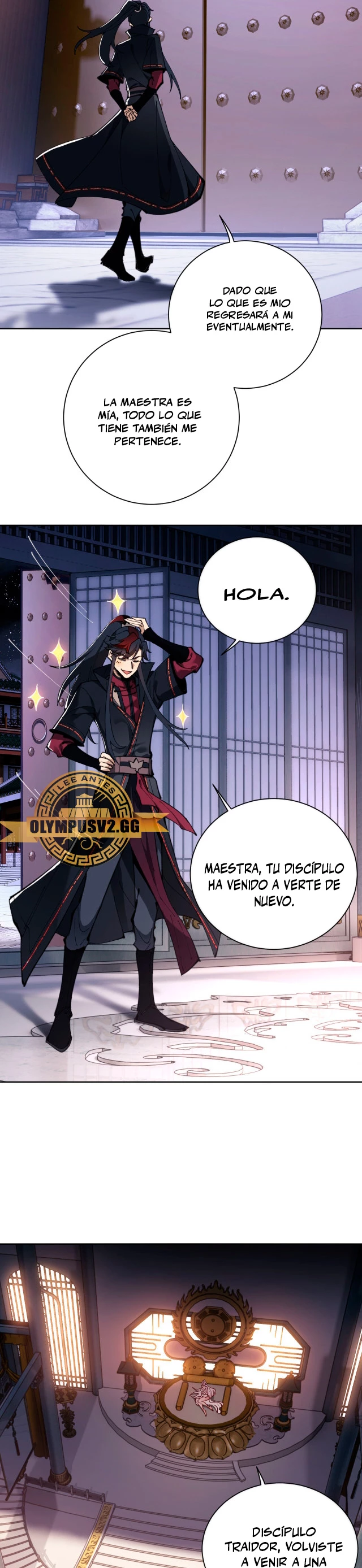Maestra, este Discípulo Villano no puede ser el Hijo Sagrado capítulo 3 página 8