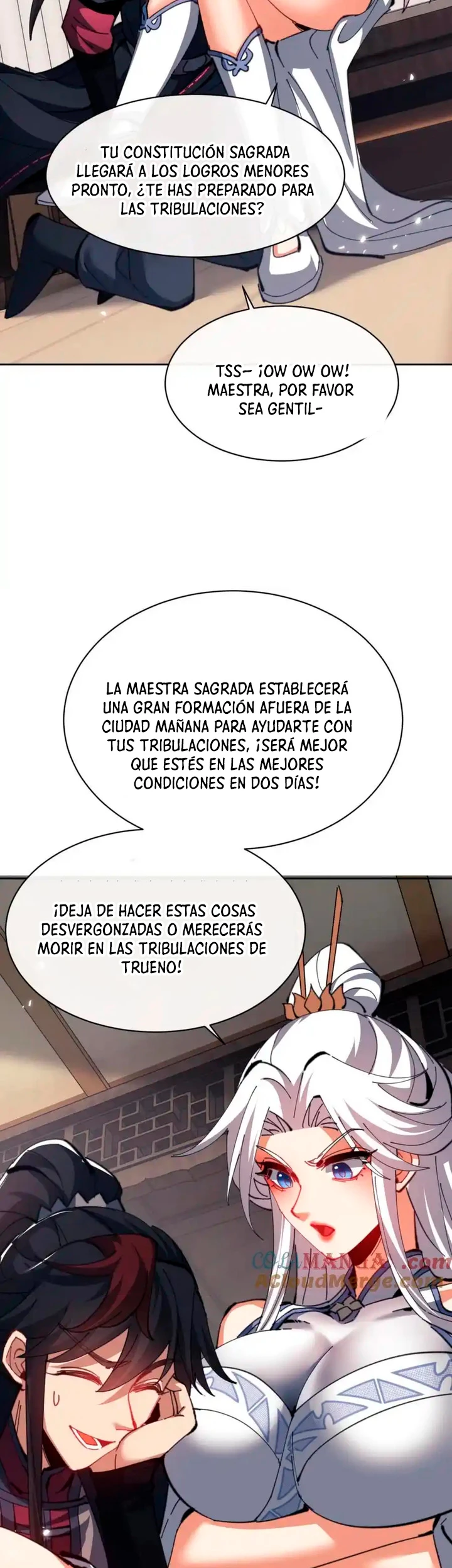 Maestra, este Discípulo Villano no puede ser el Hijo Sagrado capítulo 47 página 11