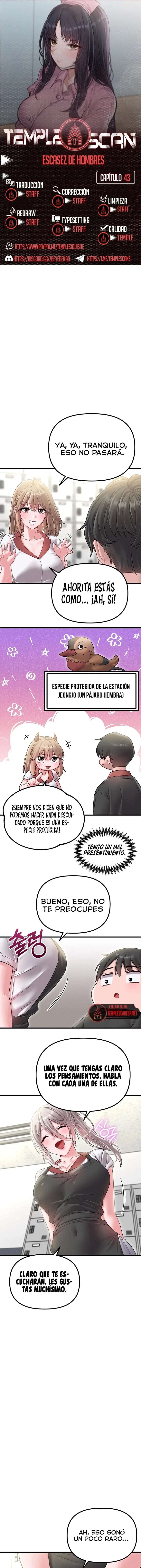 Escasez de Hombres capítulo 43 página 1