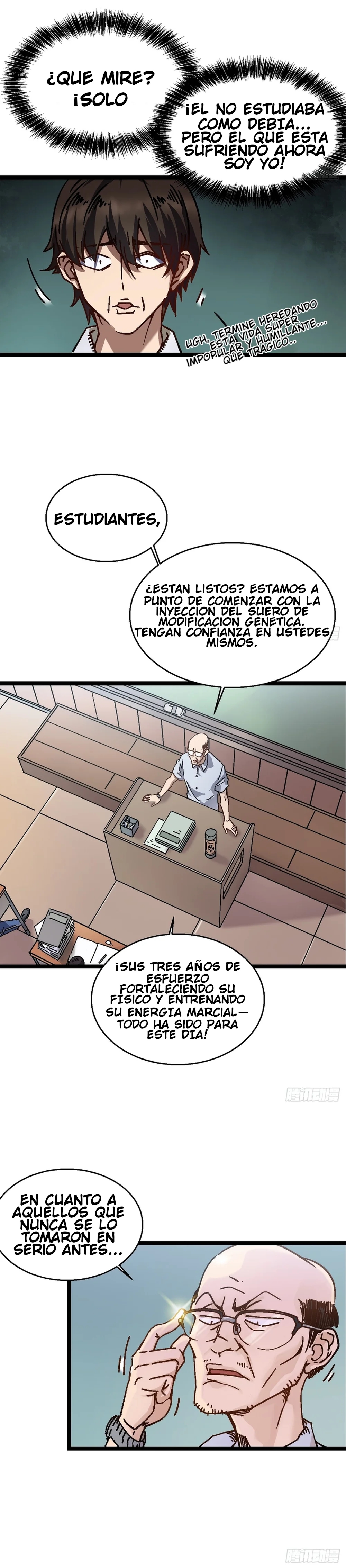 Mi evolución Marcial Empezó cuando Desperté al Rey de los Monstruos capítulo 1 página 10