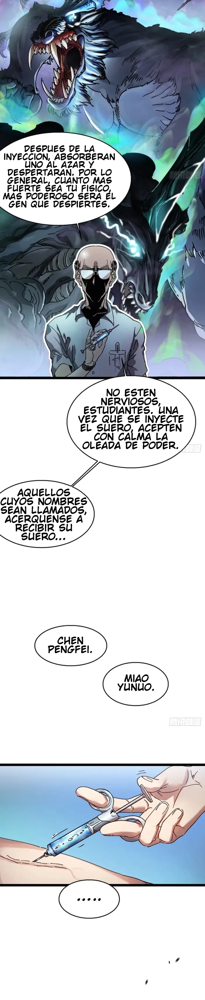Mi evolución Marcial Empezó cuando Desperté al Rey de los Monstruos capítulo 1 página 14