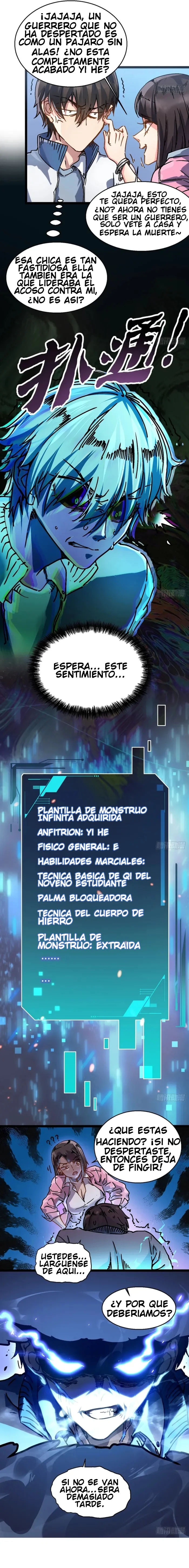 Mi evolución Marcial Empezó cuando Desperté al Rey de los Monstruos capítulo 1 página 17