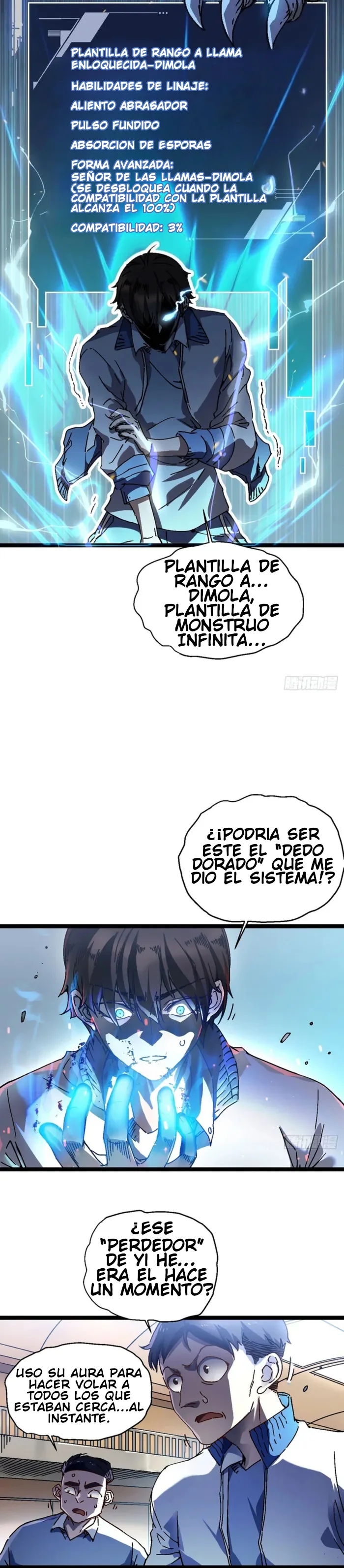 Mi evolución Marcial Empezó cuando Desperté al Rey de los Monstruos capítulo 1 página 21
