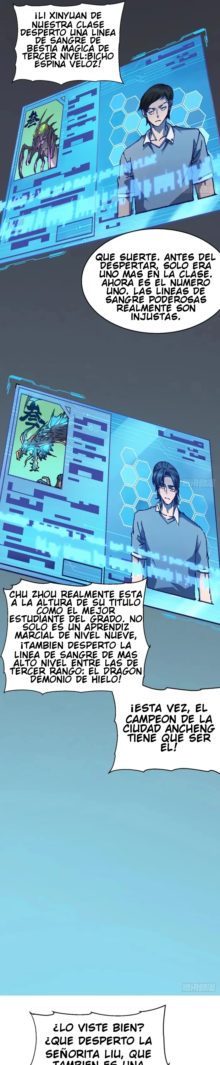 Mi evolución Marcial Empezó cuando Desperté al Rey de los Monstruos capítulo 1 página 23