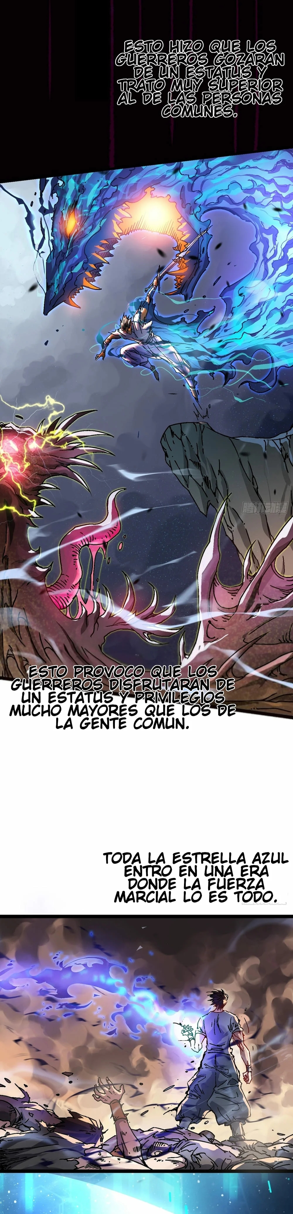 Mi evolución Marcial Empezó cuando Desperté al Rey de los Monstruos capítulo 1 página 6