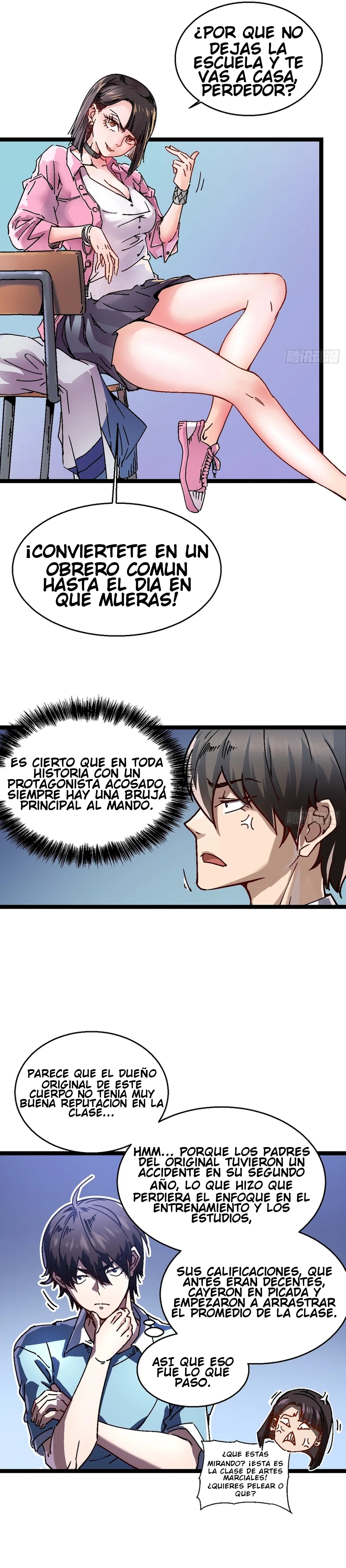 Mi evolución Marcial Empezó cuando Desperté al Rey de los Monstruos capítulo 1 página 9