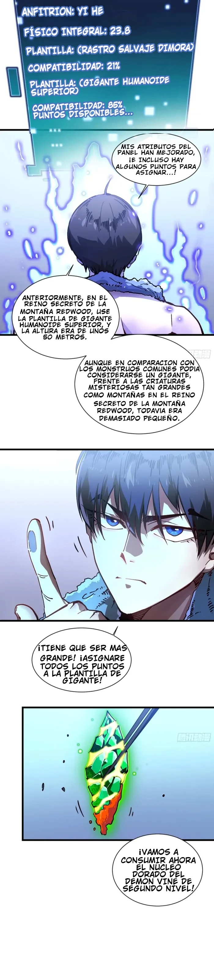 Mi evolución Marcial Empezó cuando Desperté al Rey de los Monstruos capítulo 20 página 13