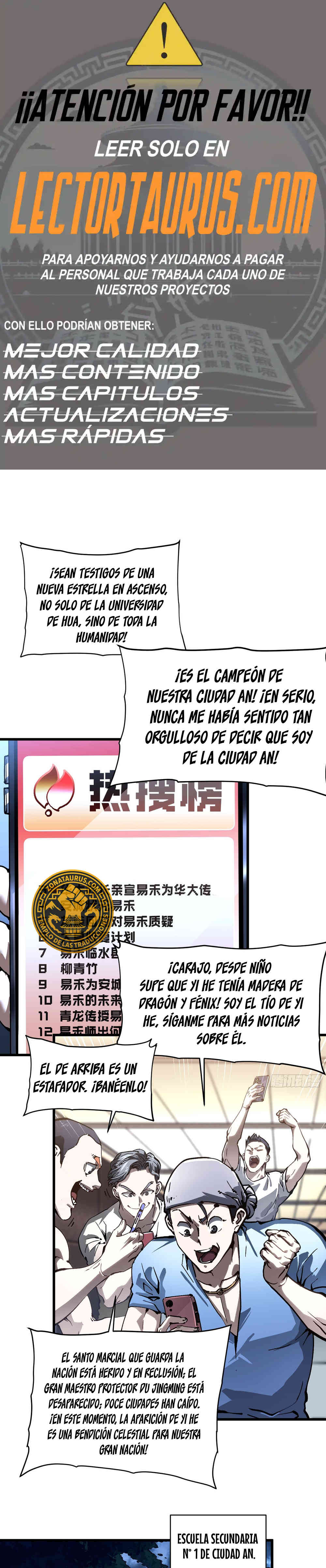 Mi evolución Marcial Empezó cuando Desperté al Rey de los Monstruos capítulo 72 página 1