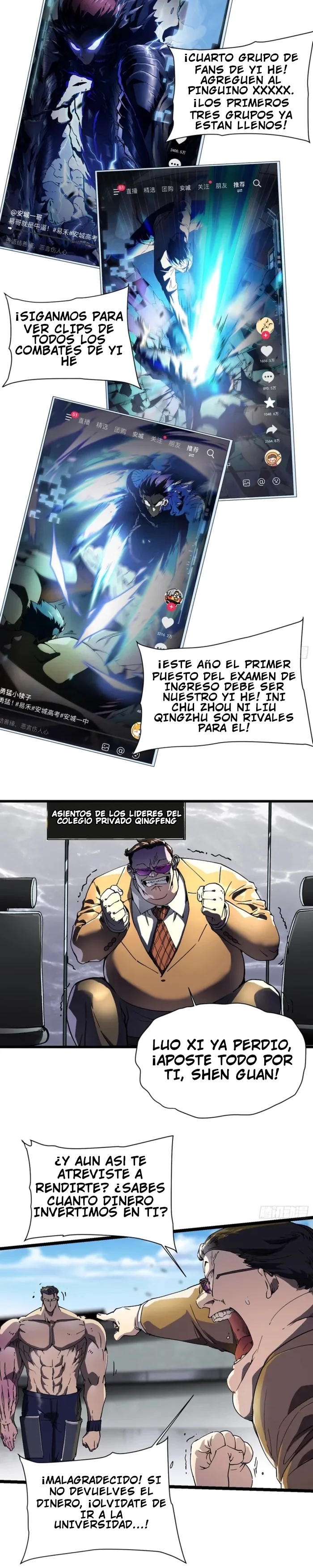 Mi evolución Marcial Empezó cuando Desperté al Rey de los Monstruos capítulo 8 página 10
