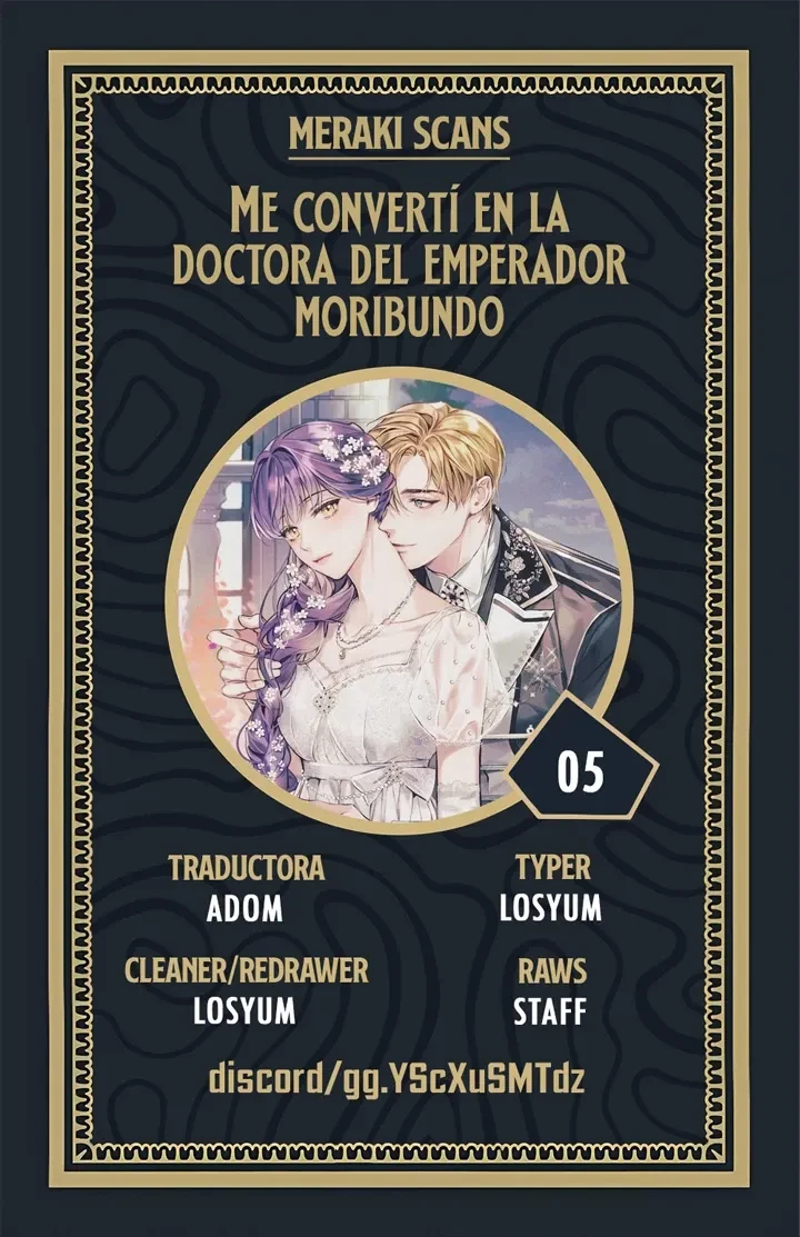 Soy la doctora del emperador moribundo capítulo 5 página 1