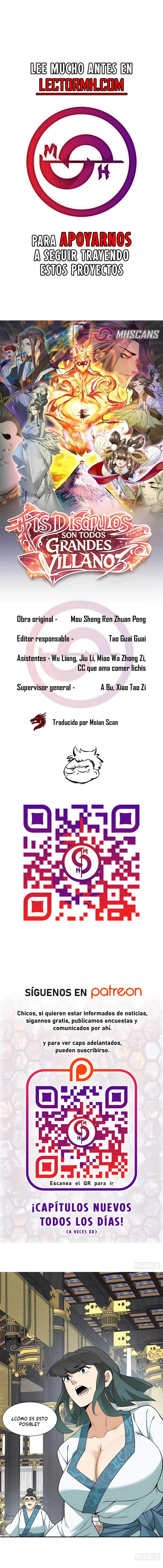 Mis Discípulos son Todos Grandes Villanos capítulo 351 página 2