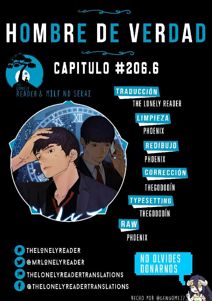 Hombre de Verdad capítulo 206.6 página 1