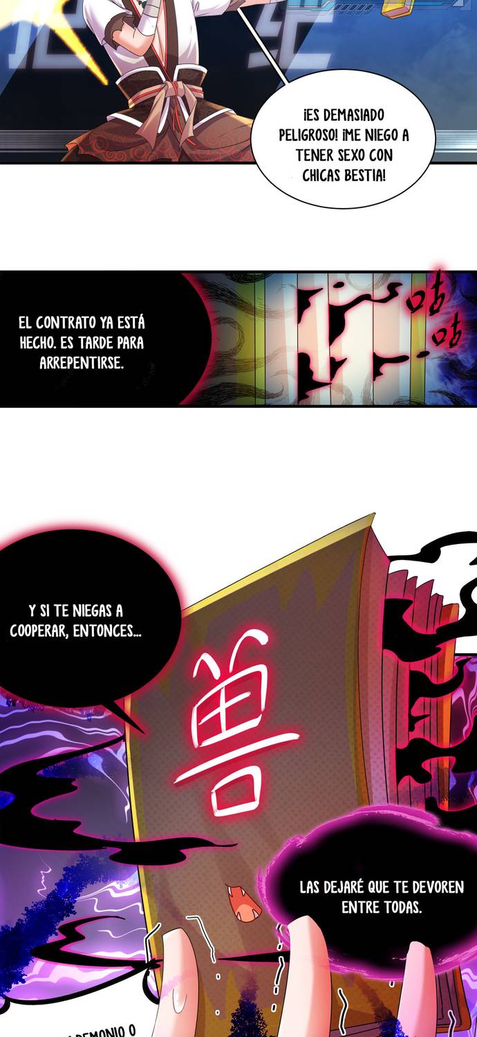 Cultivo Dual con mi HAREM de Bellezas Inmortales capítulo 2 página 23