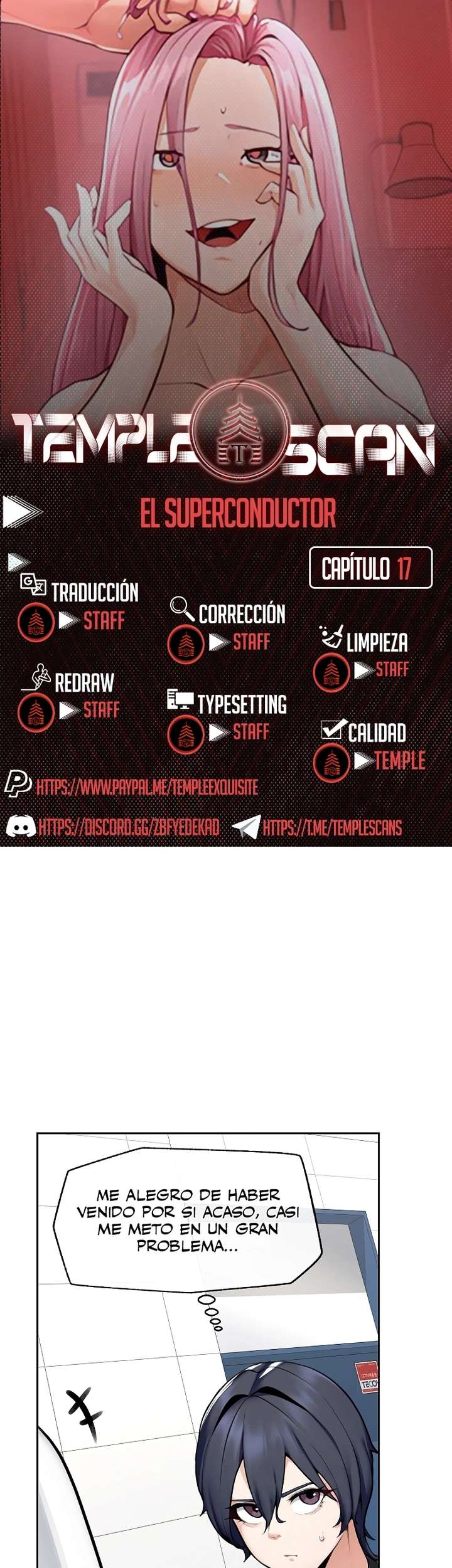 El Sr. Superconductor capítulo 17 página 1
