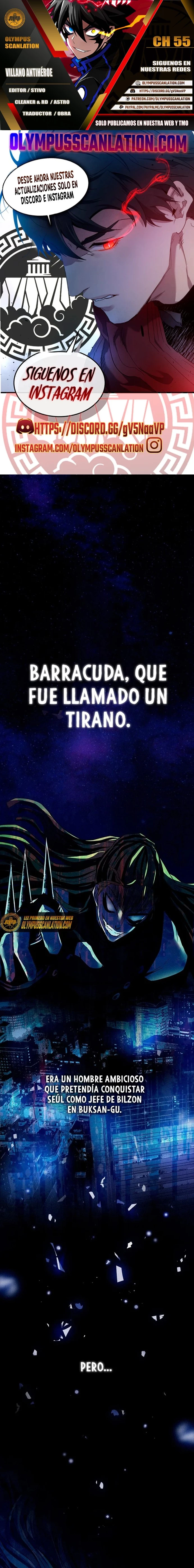 Villano antihéroe capítulo 55 página 1