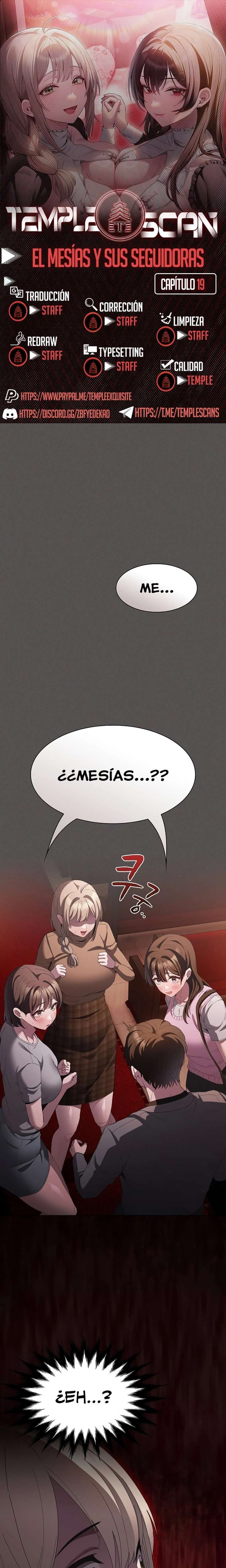 El Mesías y Sus Seguidoras capítulo 19 página 1