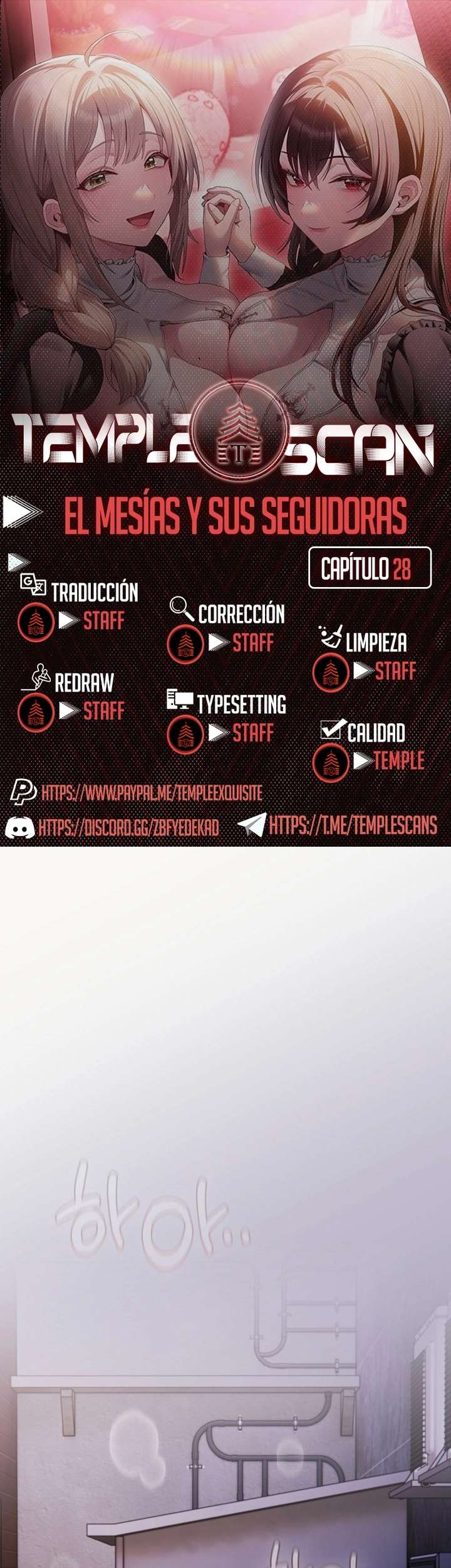 El Mesías y Sus Seguidoras capítulo 28 página 1