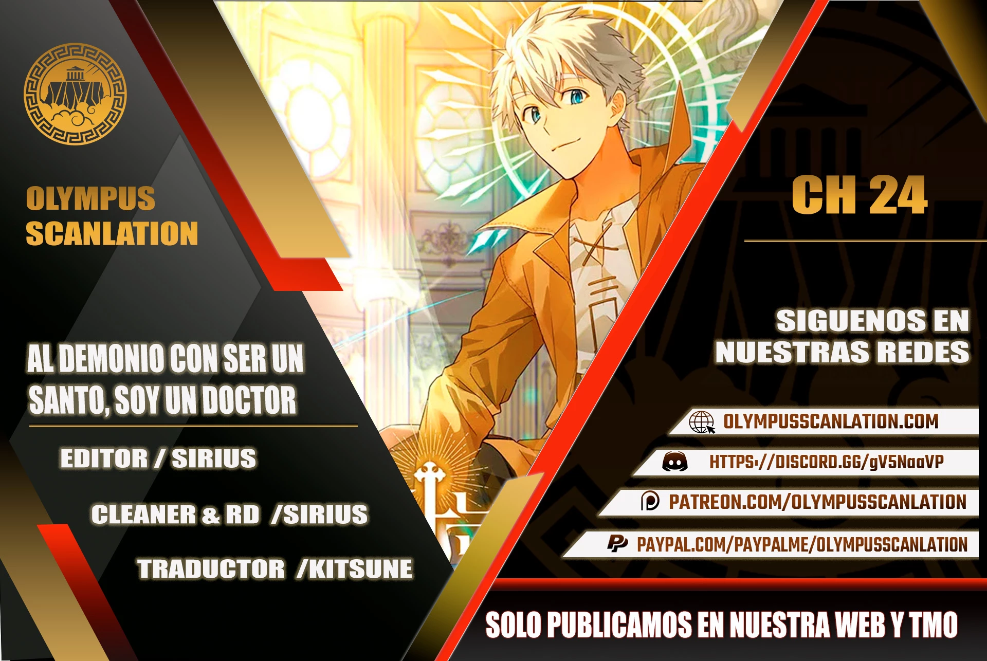 Al demonio con ser un santo, soy un medico capítulo 24 página 1