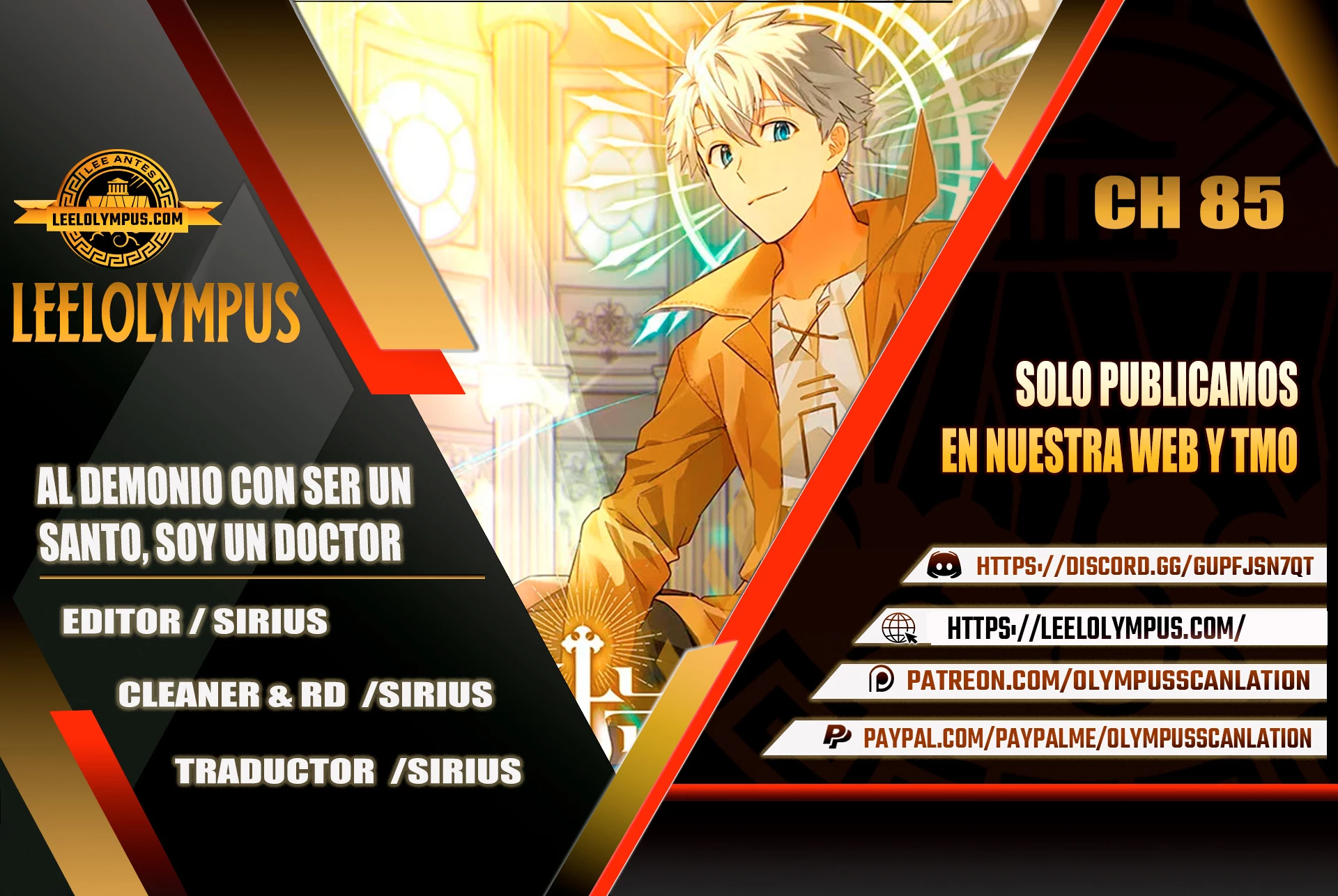 Al demonio con ser un santo, soy un medico capítulo 85 página 1
