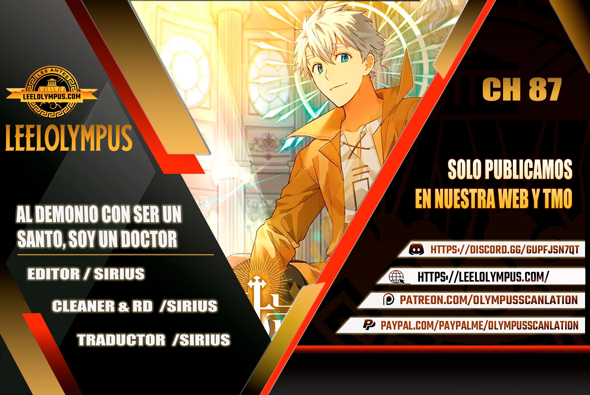 Al demonio con ser un santo, soy un medico capítulo 87 página 1