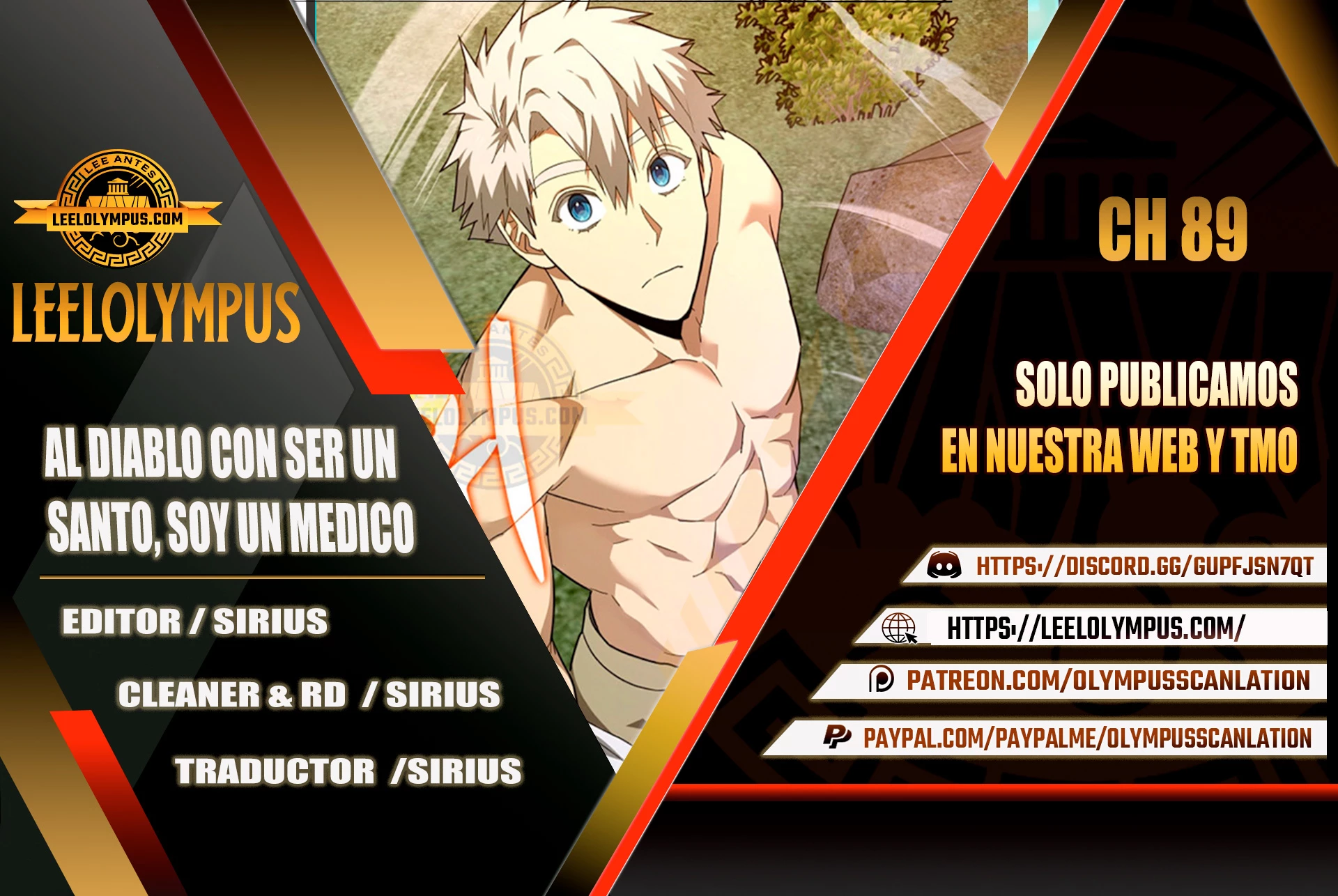 Al demonio con ser un santo, soy un medico capítulo 89 página 1
