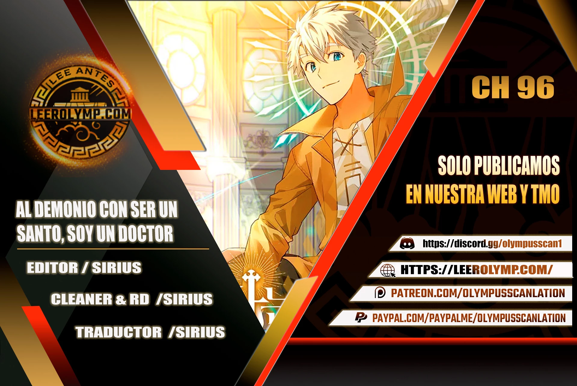 Al demonio con ser un santo, soy un medico capítulo 96 página 1