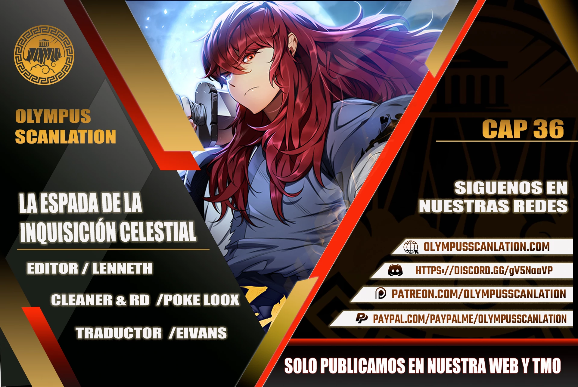 Espada de la inquisición celestial capítulo 36 página 1