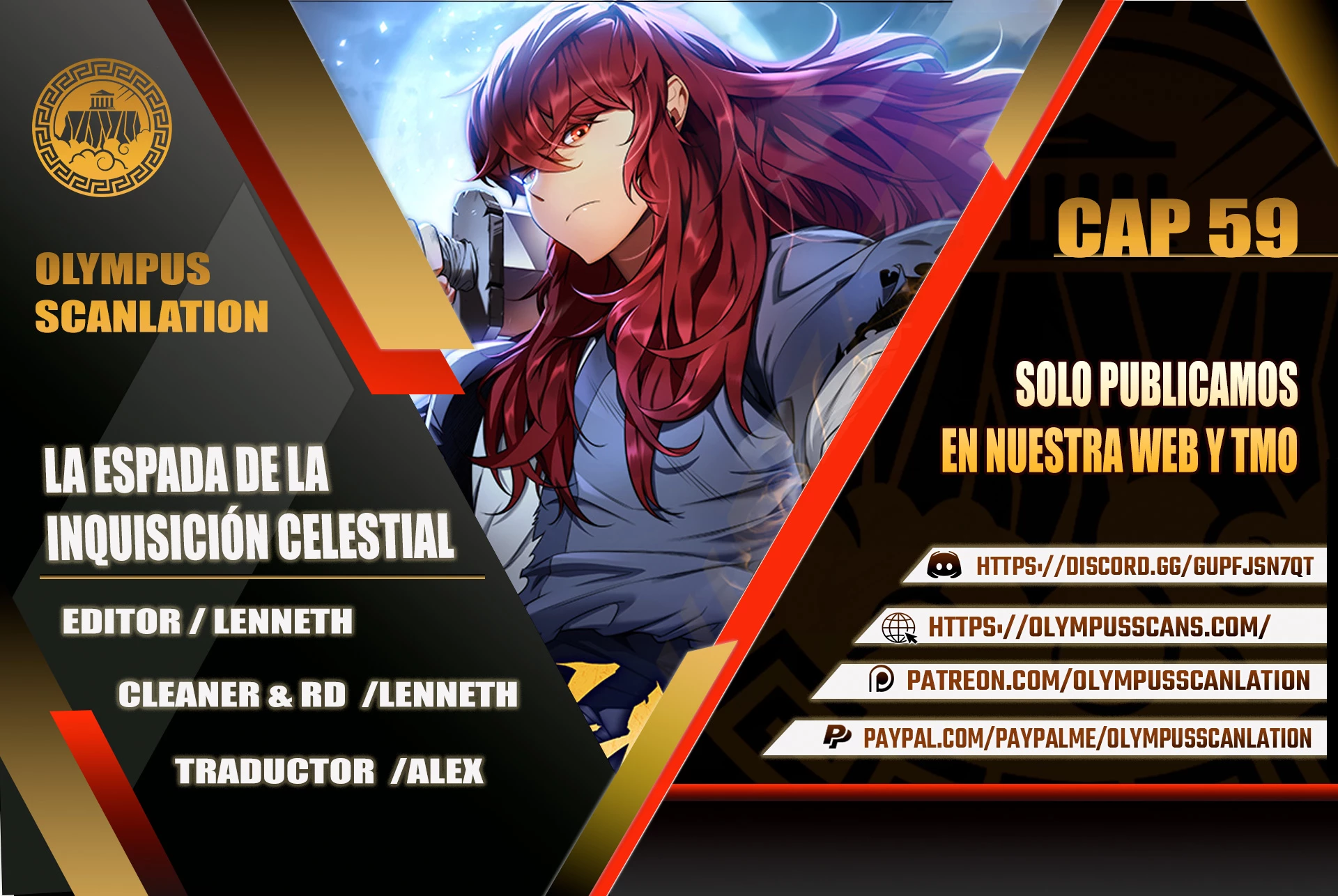 Espada de la inquisición celestial capítulo 59 página 1