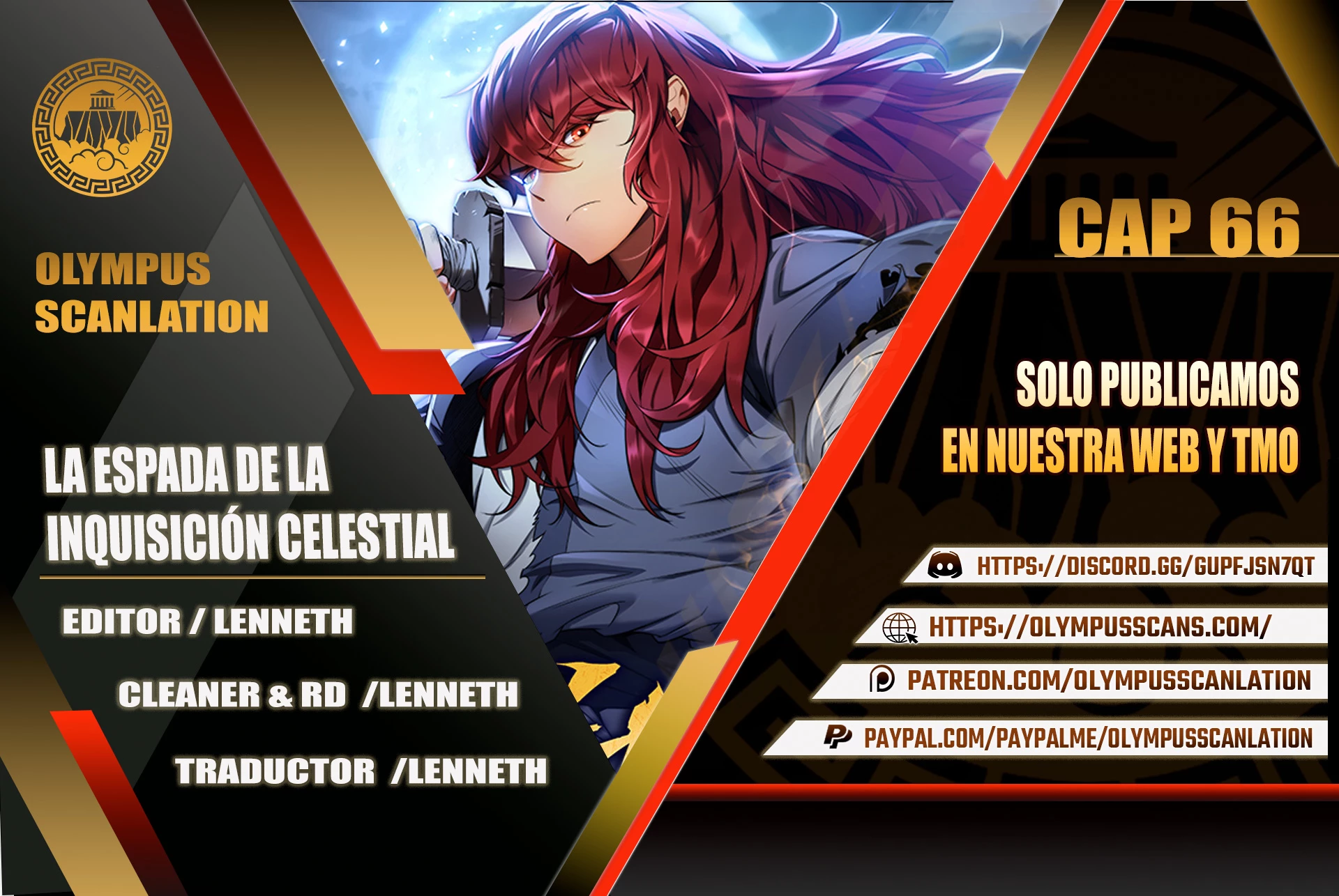 Espada de la inquisición celestial capítulo 66 página 1